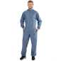 Preview: Lackieroverall 1400 Polyester blau mit Kapuze